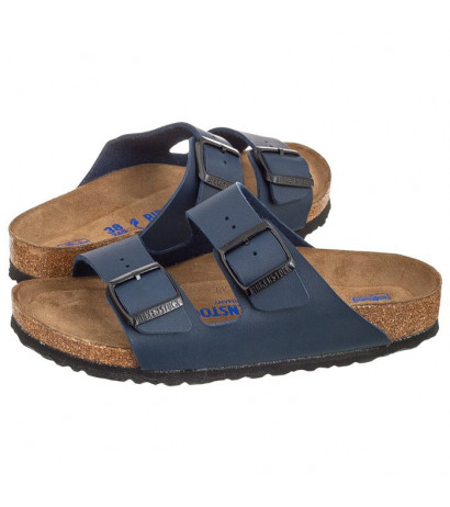 Birkenstock Arizona Soft Footbed Blue 0551063 (BK61-b) šlepetės