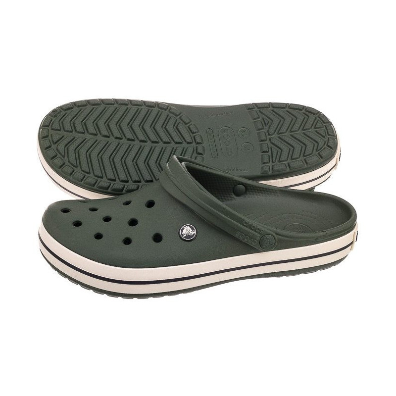 forest green crocs