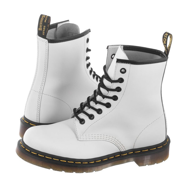 dr martens 1460 white smooth