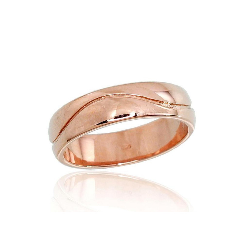 Gold wedding ring 1100101(Au-R), Red Gold 585°