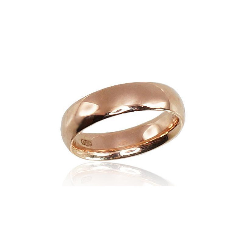 Gold wedding ring 1100271(Au-R), Red Gold 585°