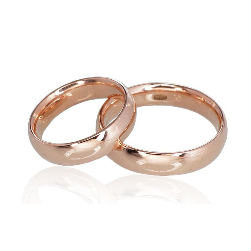 Gold wedding ring 1100271(Au-R), Red Gold 585°