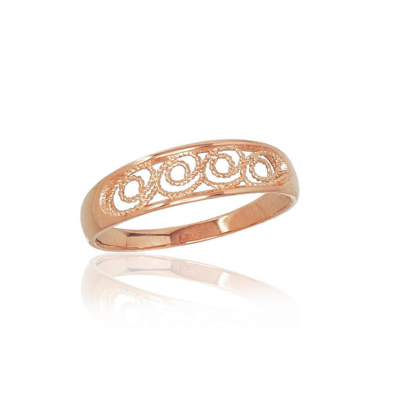 Gold ring 1100800(Au-R), Red Gold 585°