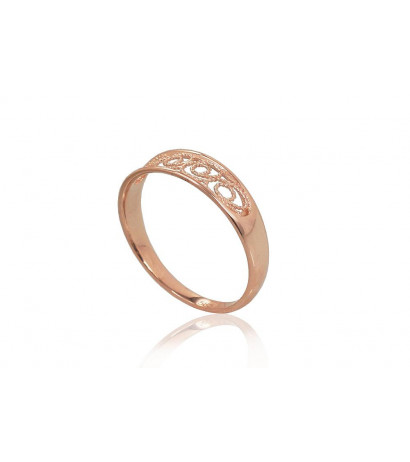 Gold ring 1100800(Au-R), Red Gold 585°