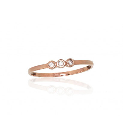 Gold ring 1100872(Au-R)_CZ,...