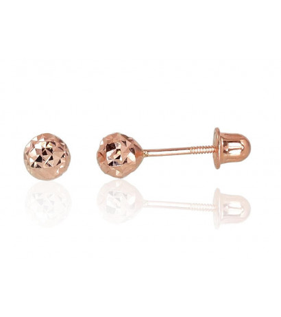 Gold screw studs earrings...