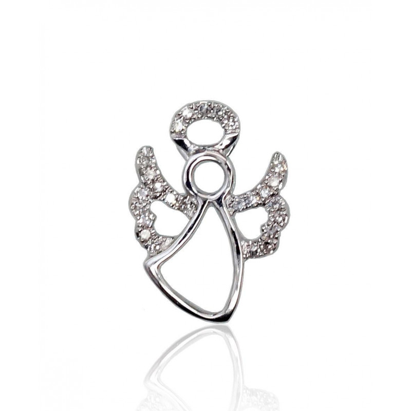 Gold pendant 1300368(Au-W)_DI, White Gold 585°, Diamonds