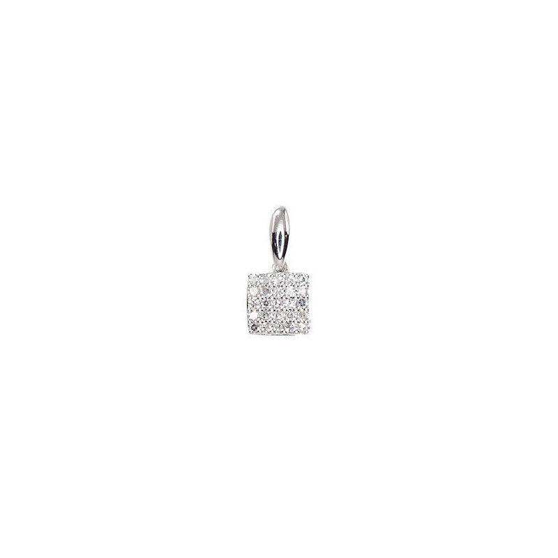 Gold pendant 1300418(Au-W)_DI, White Gold 585°, Diamonds