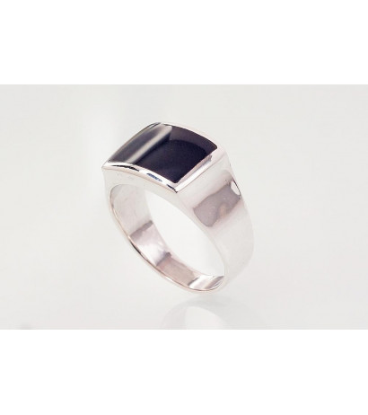 Silver ring 2101577_ON, Silver 925°, Onix