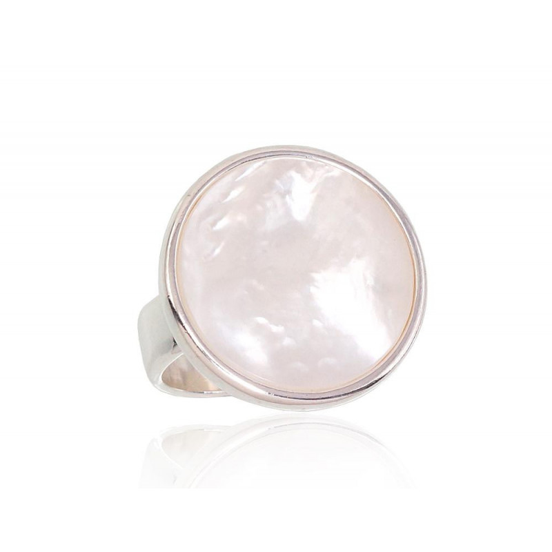 Silver ring 2101703_PL, Silver 925°, Mother-of-pearl