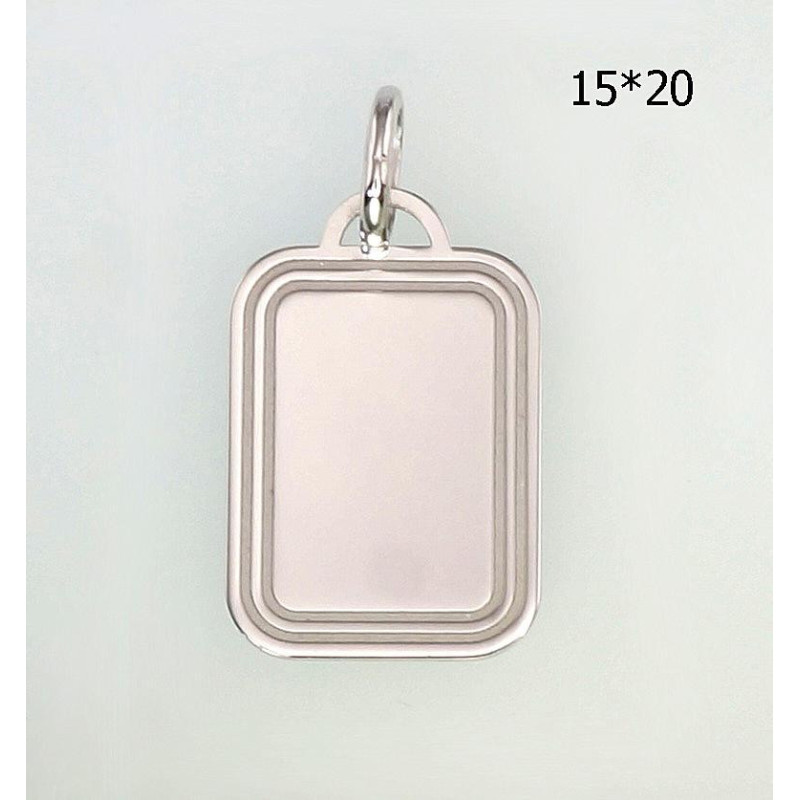 Silver pendant 2300527(PRh-Gr), Silver 925°, Rhodium (Plating)