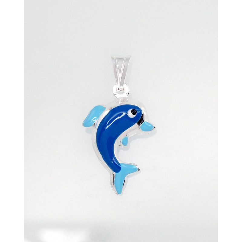 Silver pendant 2301150_ML-B+ML-LB, Silver 925°, Jewelery enamel