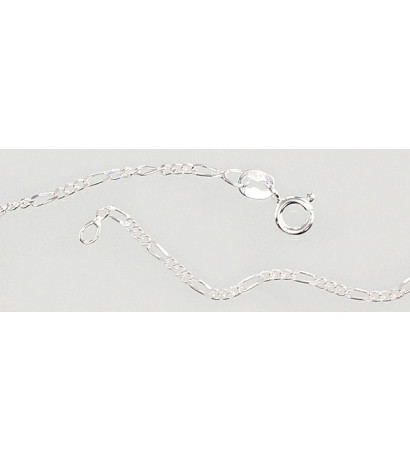 Silver chain Figaro 1,8 mm , diamond cut 2400052, Silver 925°