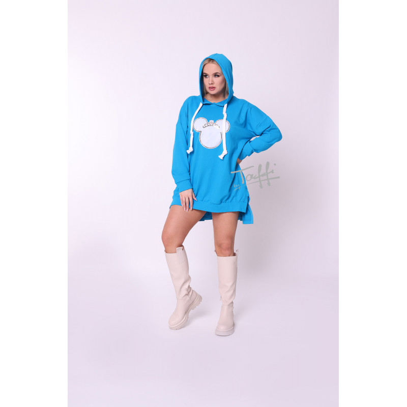 Taffi dress-jumper Mickey Mouse light blue 2