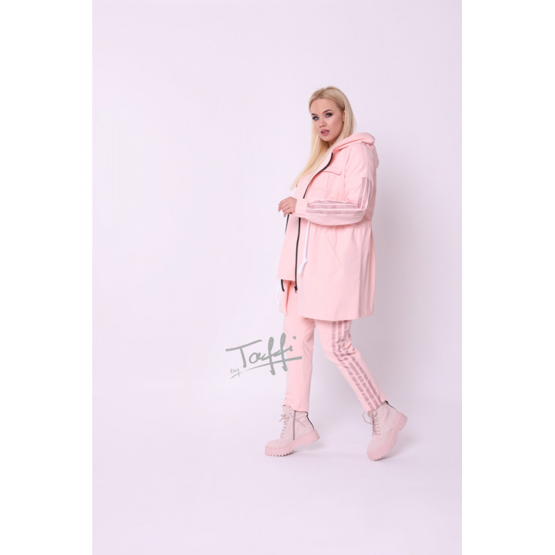 Cotton TAFFI jumper-parkka pink 7