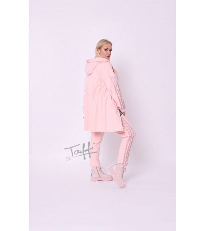 Cotton TAFFI jumper-parkka pink 7