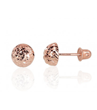 Gold screw studs earrings...