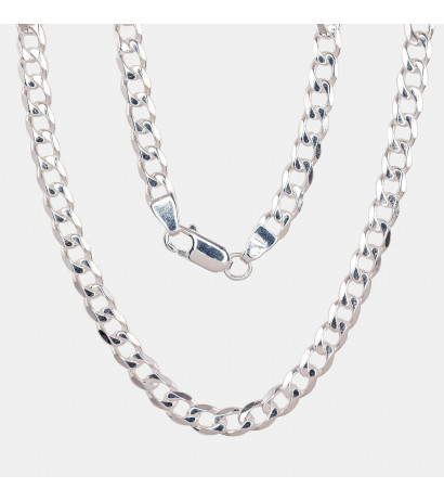 Silver chain Curb 4.1 mm ,...